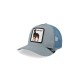 Gorra Goorin Bros 101-0990 Slate Bad Boy Trucker Azul Claro Unitalla