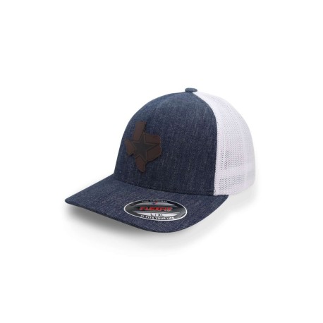 Gorra Hooey Blue And White Trucker Deep State Azul Cerrada